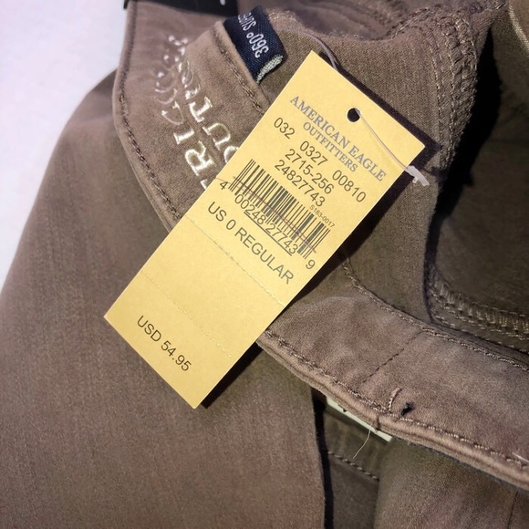 Taupe Brown AEO Sateen NEXT Level Jegging - Picture 8 of 8